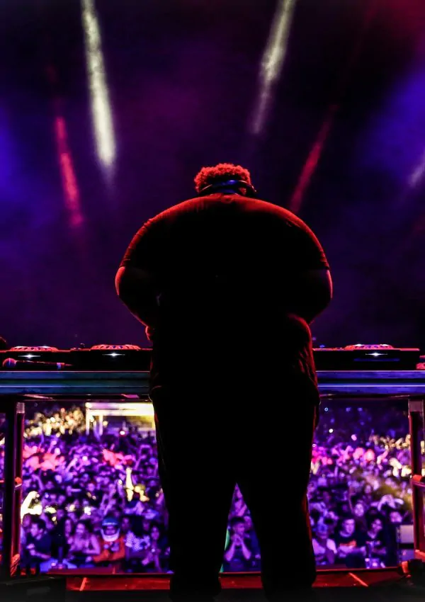 State-of-the-art stage at 9PM Music Venue for EDM events in Houston